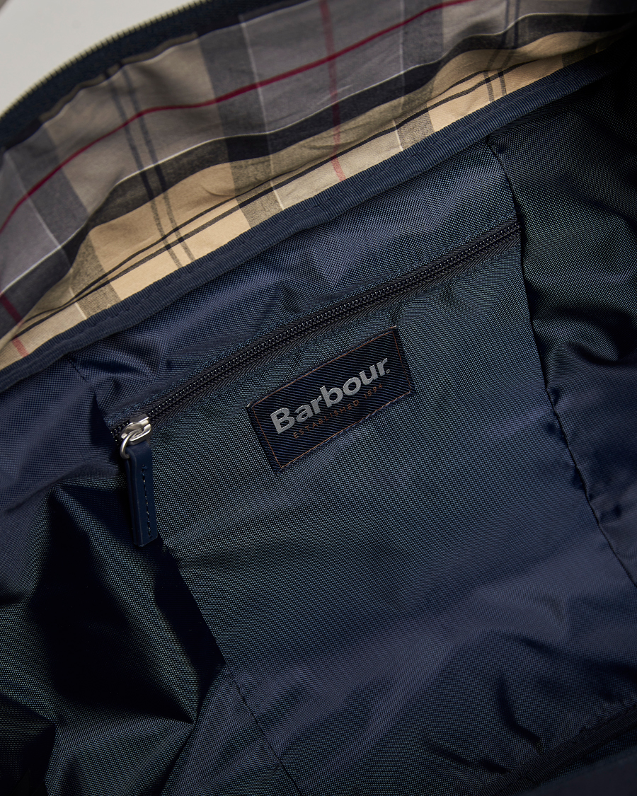 Herre | Barbour Lifestyle Cascade Canvas Holdall Navy | Barbour Lifestyle | Cascade Canvas Holdall Navy