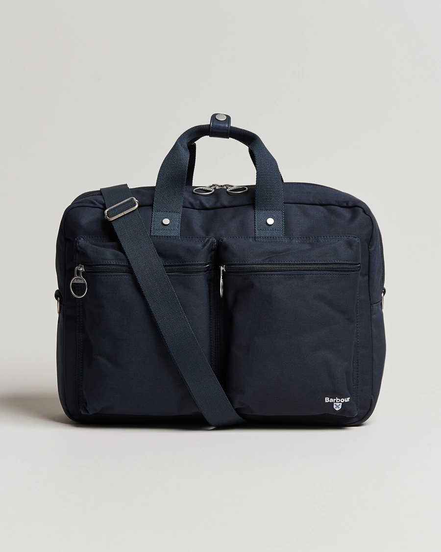 Herre | Barbour Lifestyle Cascade Multiway Laptop Bag Navy | Barbour Lifestyle | Cascade Multiway Laptop Bag Navy