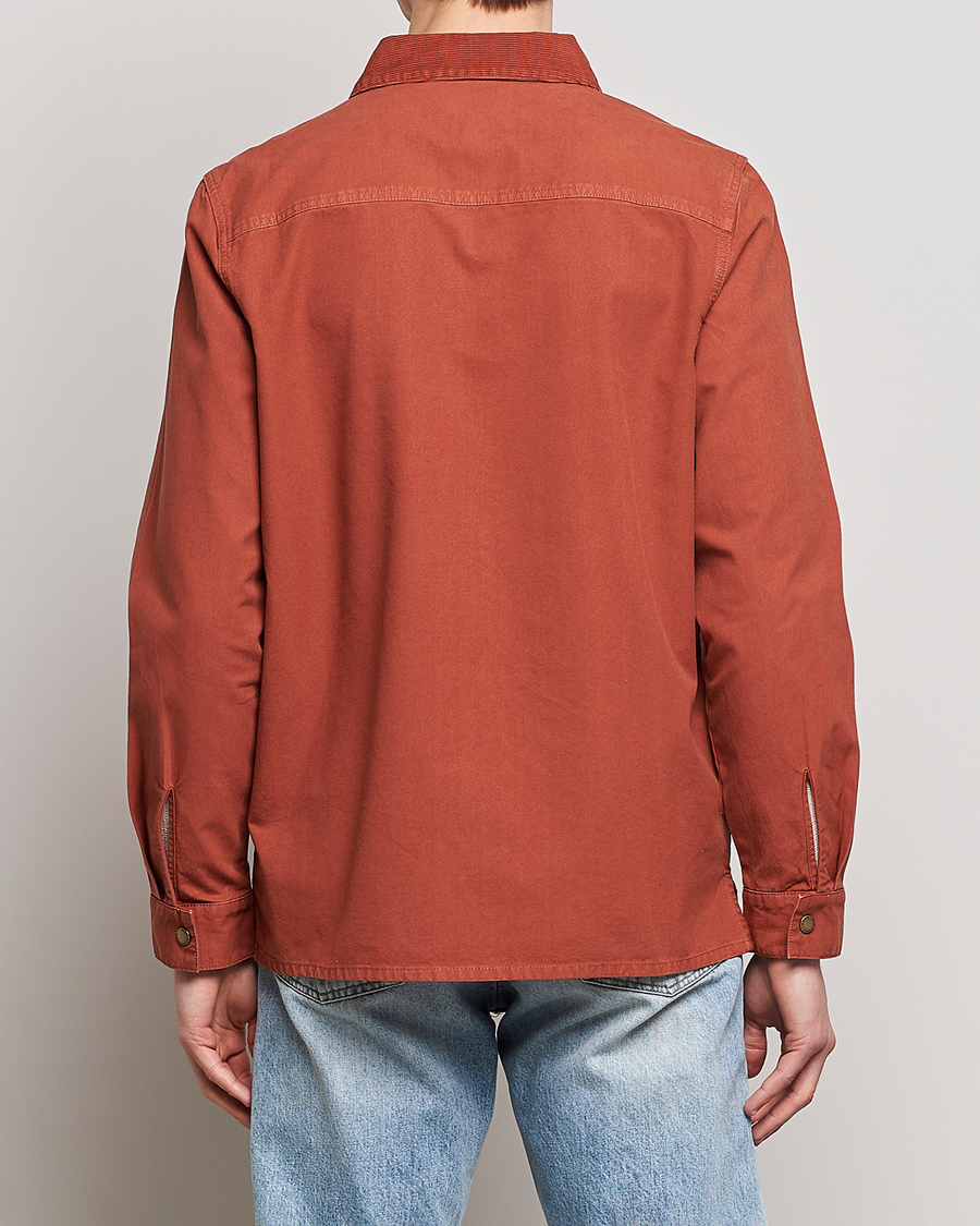 Herre | Jakker | Barbour White Label | Lorenzo Cotton Overshirt Rust