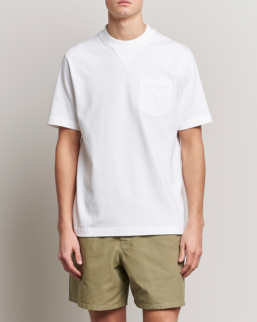 Herre | Barbour | Barbour White Label | Williams Heavy Pocket T-Shirt White