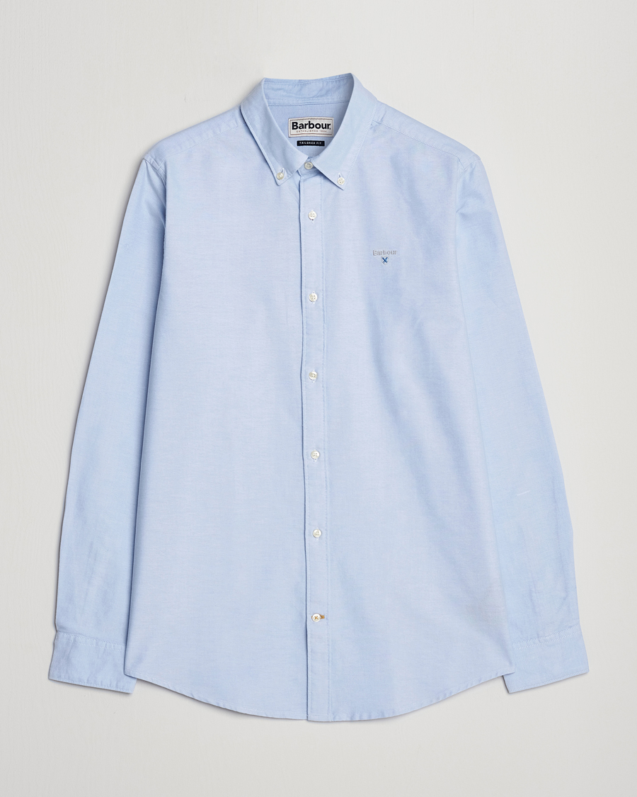 Herre |  | Barbour Lifestyle | Tailored Fit Oxford 3 Shirt Sky Blue