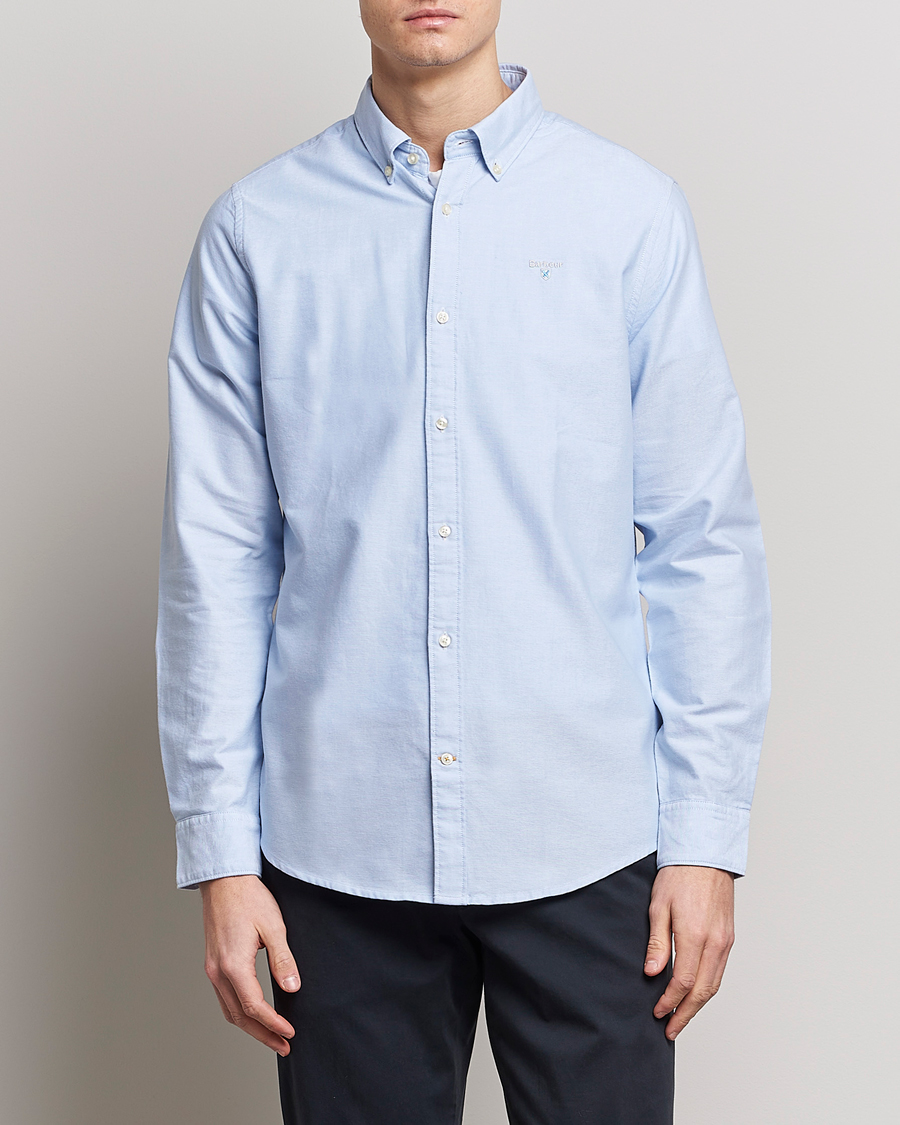 Herre | Best of British | Barbour Lifestyle | Tailored Fit Oxtown Shirt Sky Blue