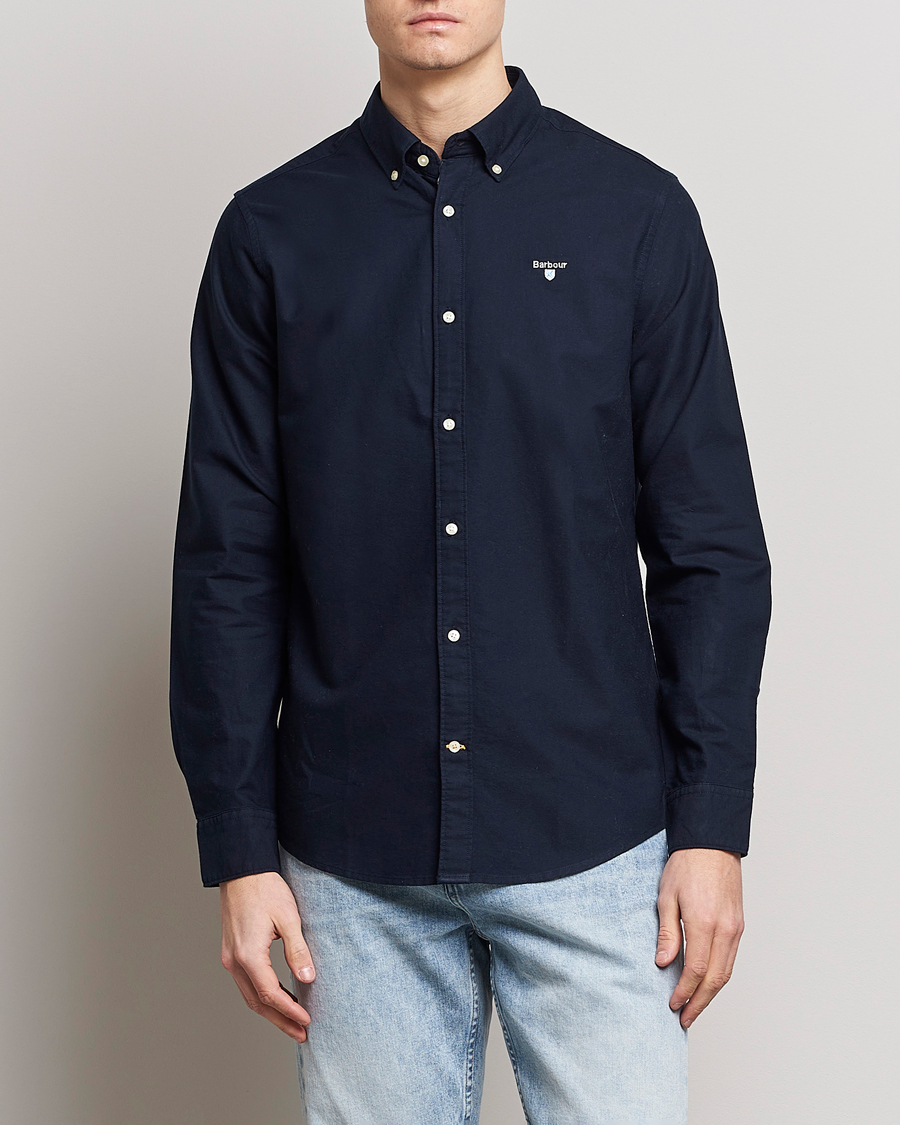 Herre | Barbour | Barbour Lifestyle | Tailored Fit Oxford 3 Shirt Navy