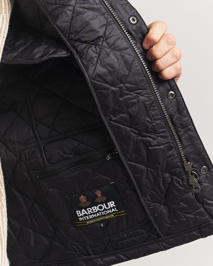 Herre | Jakker | Barbour International | Ariel Quilted Jacket Black