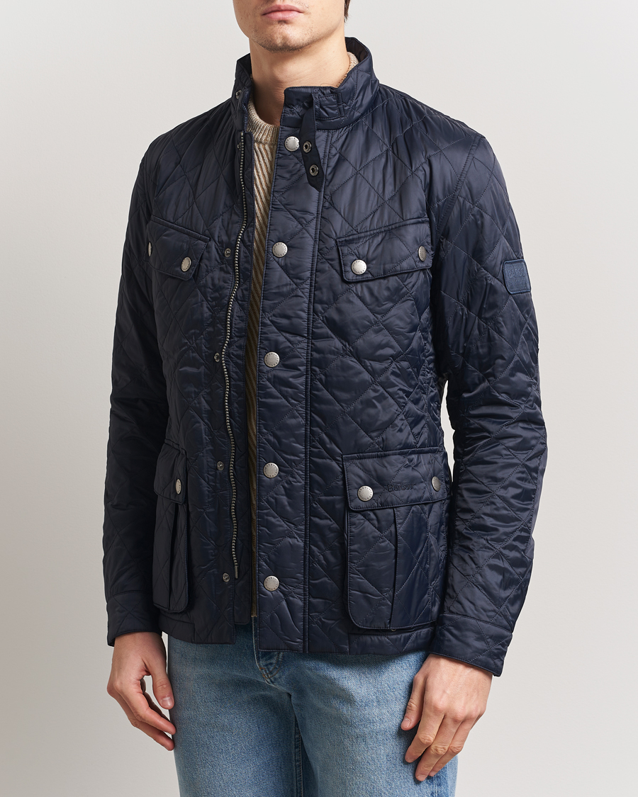 Herre | Best of British | Barbour International | Ariel Quilted Jacket Navy