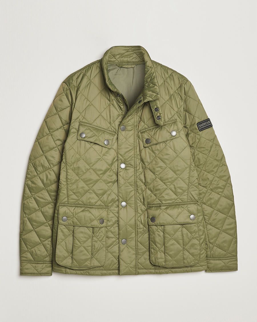 Herre | Jakker | Barbour International | Ariel Quilted Jacket Light Moss