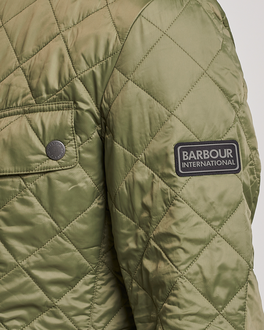 Herre | Jakker | Barbour International | Ariel Quilted Jacket Light Moss