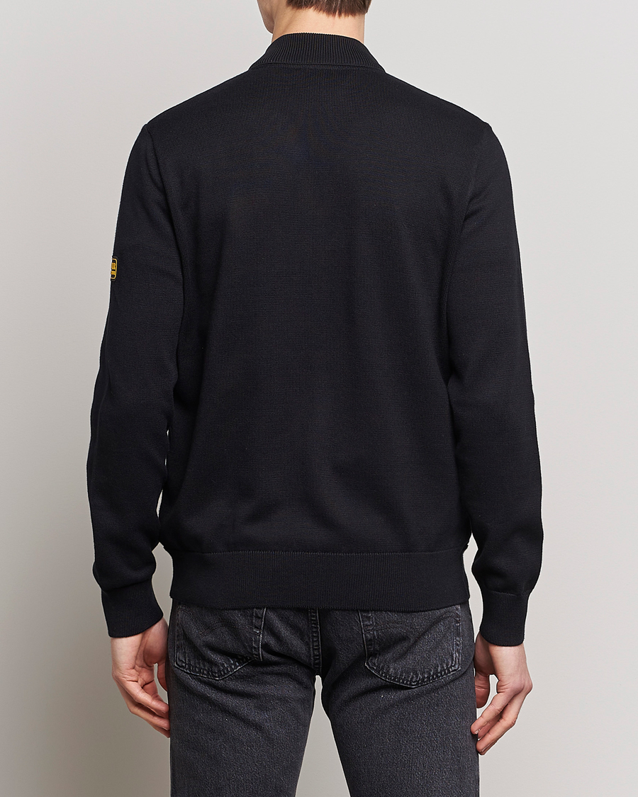 Herre | Gensere | Barbour International | Legacy Baffle Zip Through Sweater Black