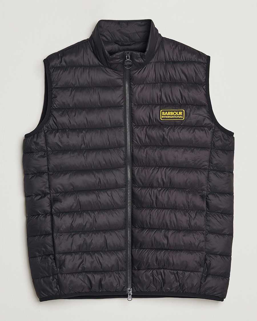 Herre | Barbour International Racer Reed Gilet Black | Barbour International | Racer Reed Gilet Black