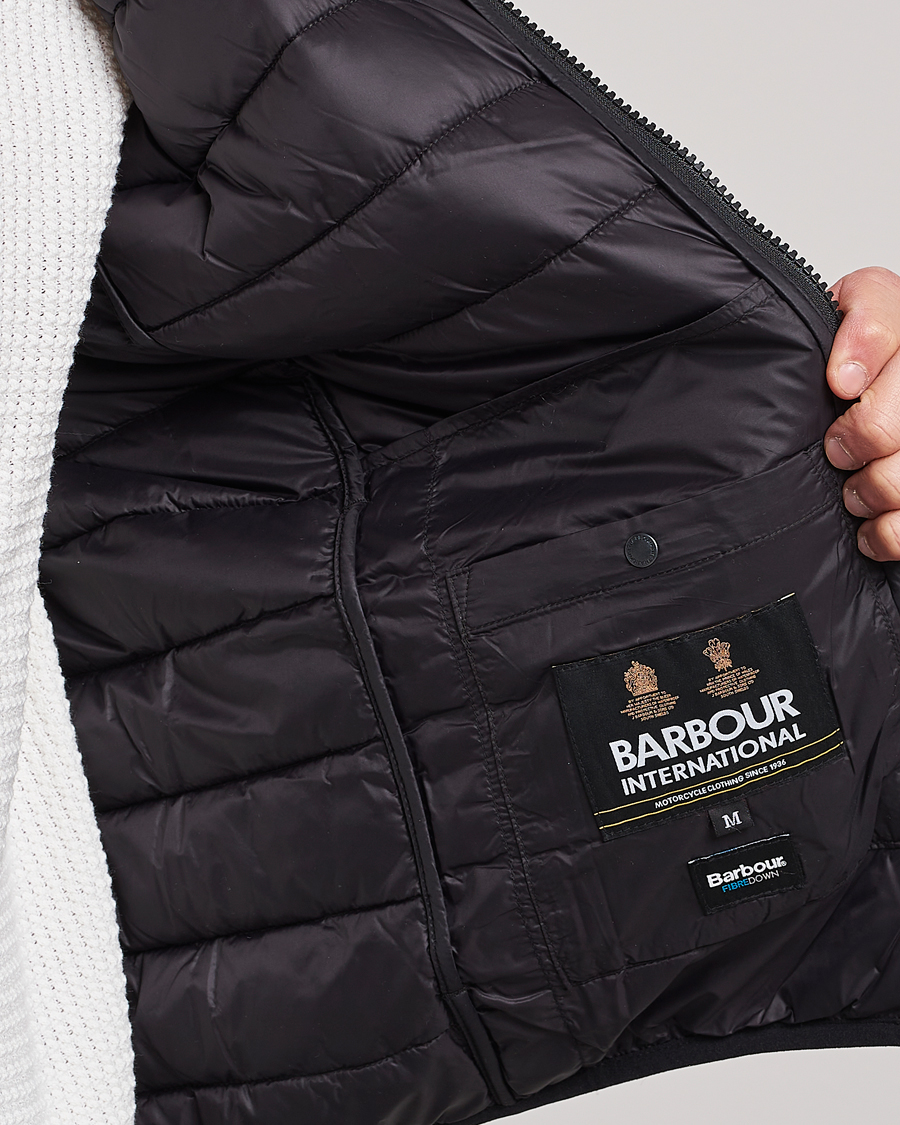 Herre | Vester | Barbour International | Racer Reed Gilet Black