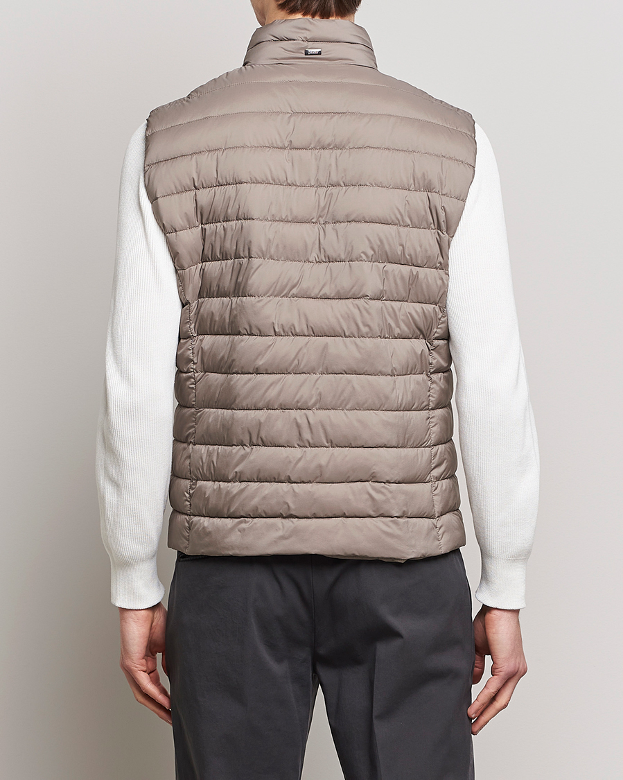 Herre | Vester | Herno | Nuage Matt Nylon Vest Taupe