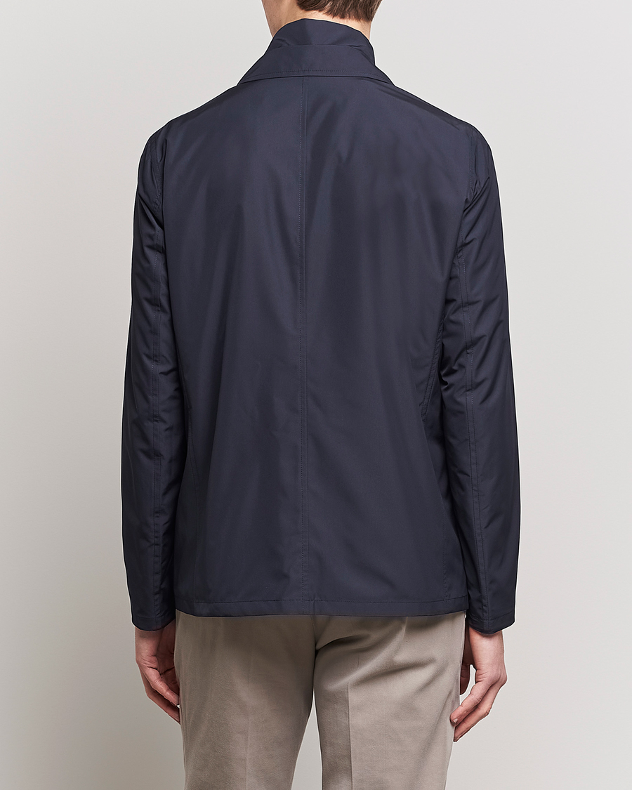 Herre | Jakker | Herno | Nylon Zip Blazer Navy
