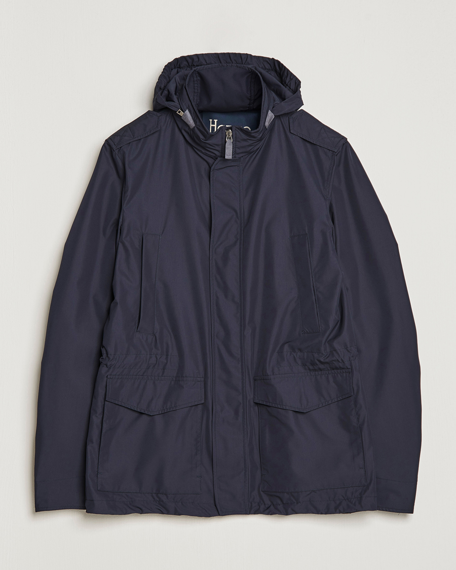 Herre | Jakker | Herno | Nylon Field Jacket Navy