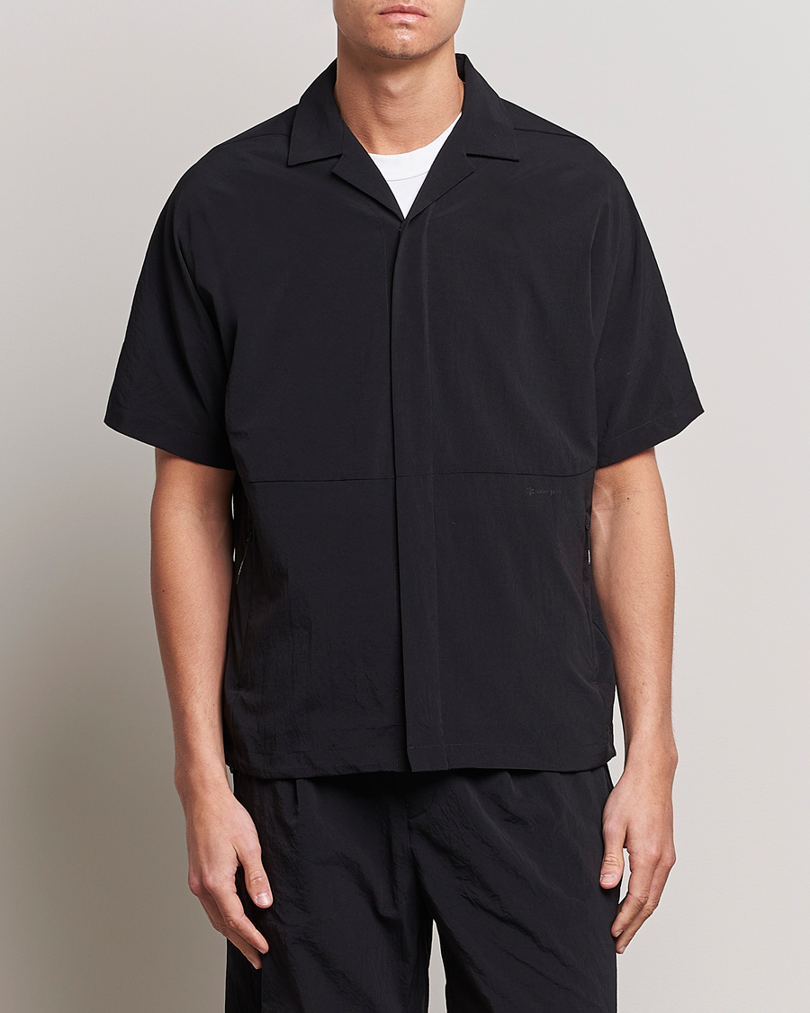 Herre | Kortermede skjorter | Snow Peak | Breathable Quick Dry Shirt Black