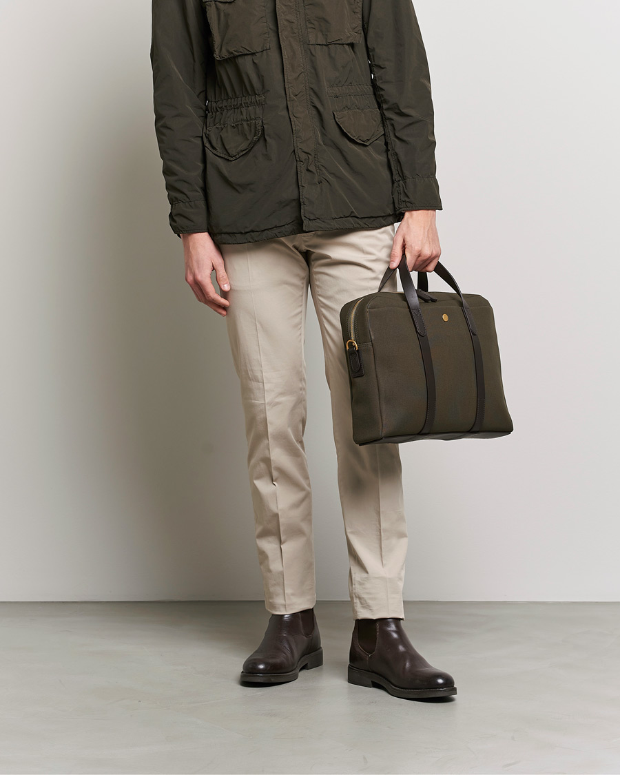 Herre | Vesker | Mismo | M/S Aspire Briefcase Army/Dark Brown