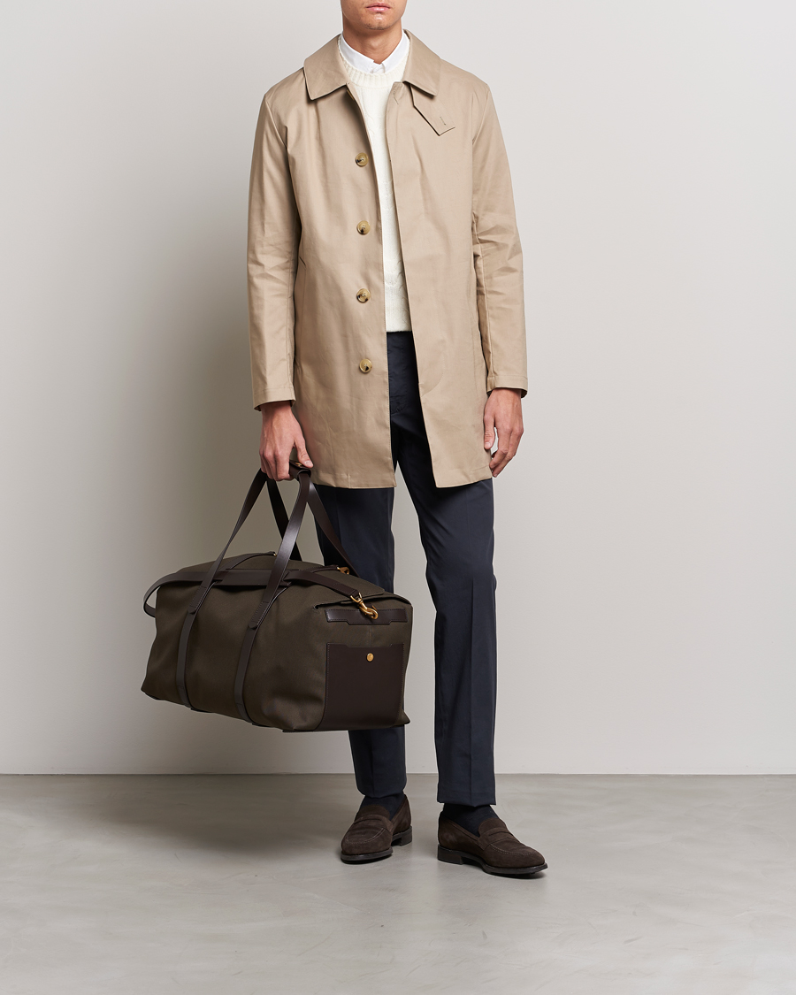 Herre | | Mismo | M/S Supply Weekendbag Army/Dark Brown