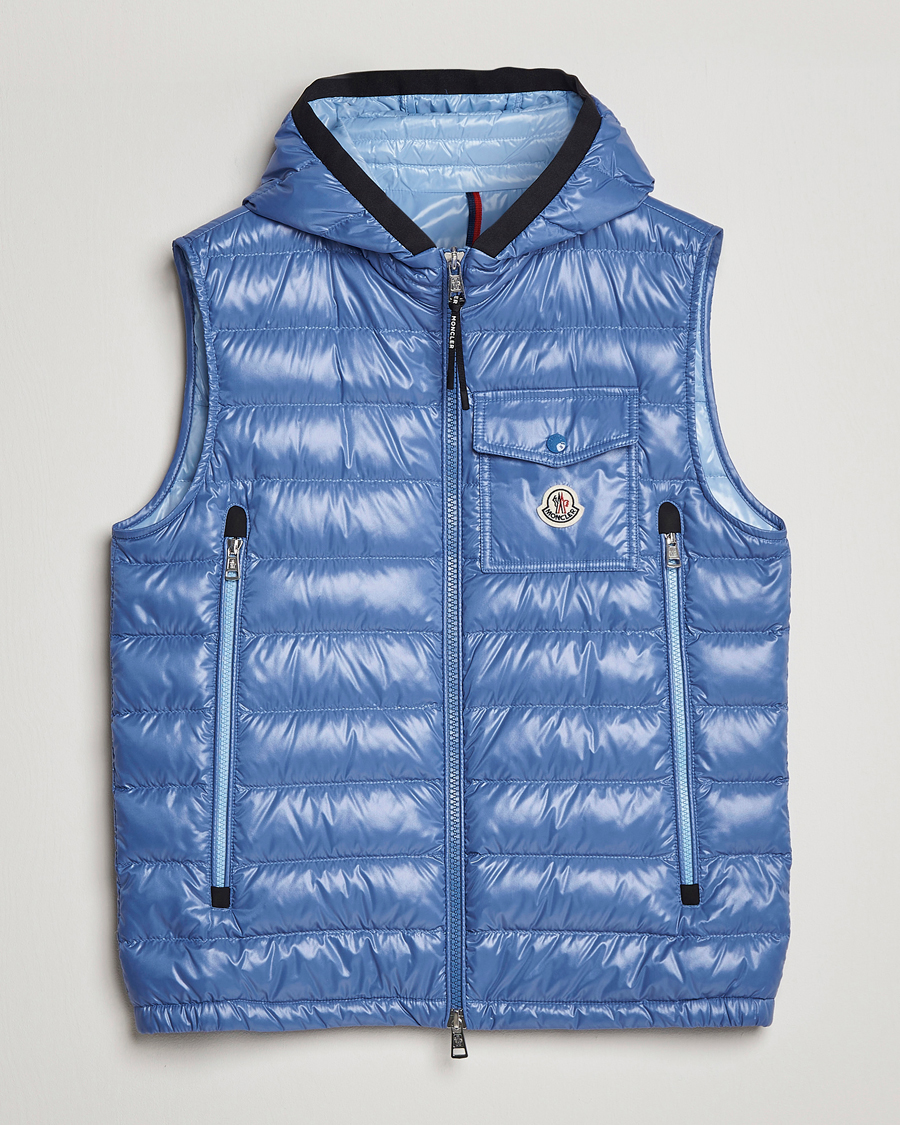 Herre | Vester | Moncler | Ragot Down Vest Light Blue