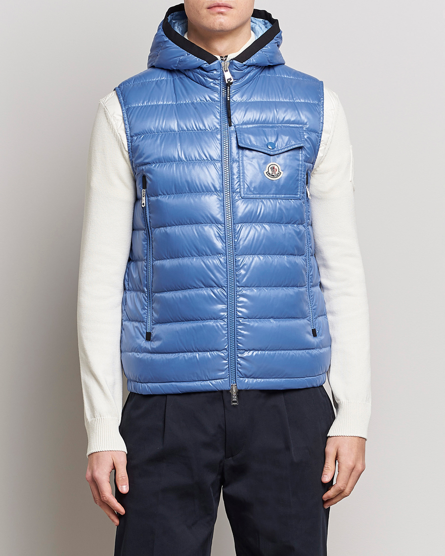Herre | Vester | Moncler | Ragot Down Vest Light Blue