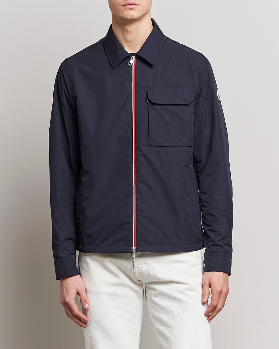 Herre |  | Moncler | Epte Nylon Shirt Jacket Navy