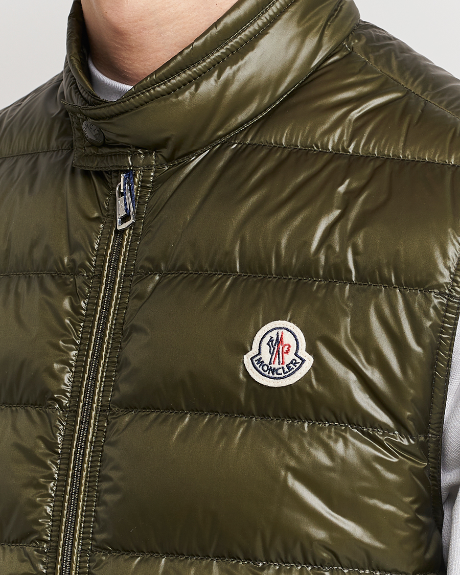 Herre | Vester | Moncler | Gui Down Vest Military Green