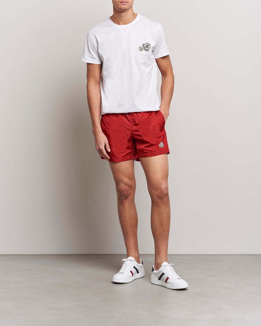 Herre | Badeshorts | Moncler | Nylon Swim Trunks Red