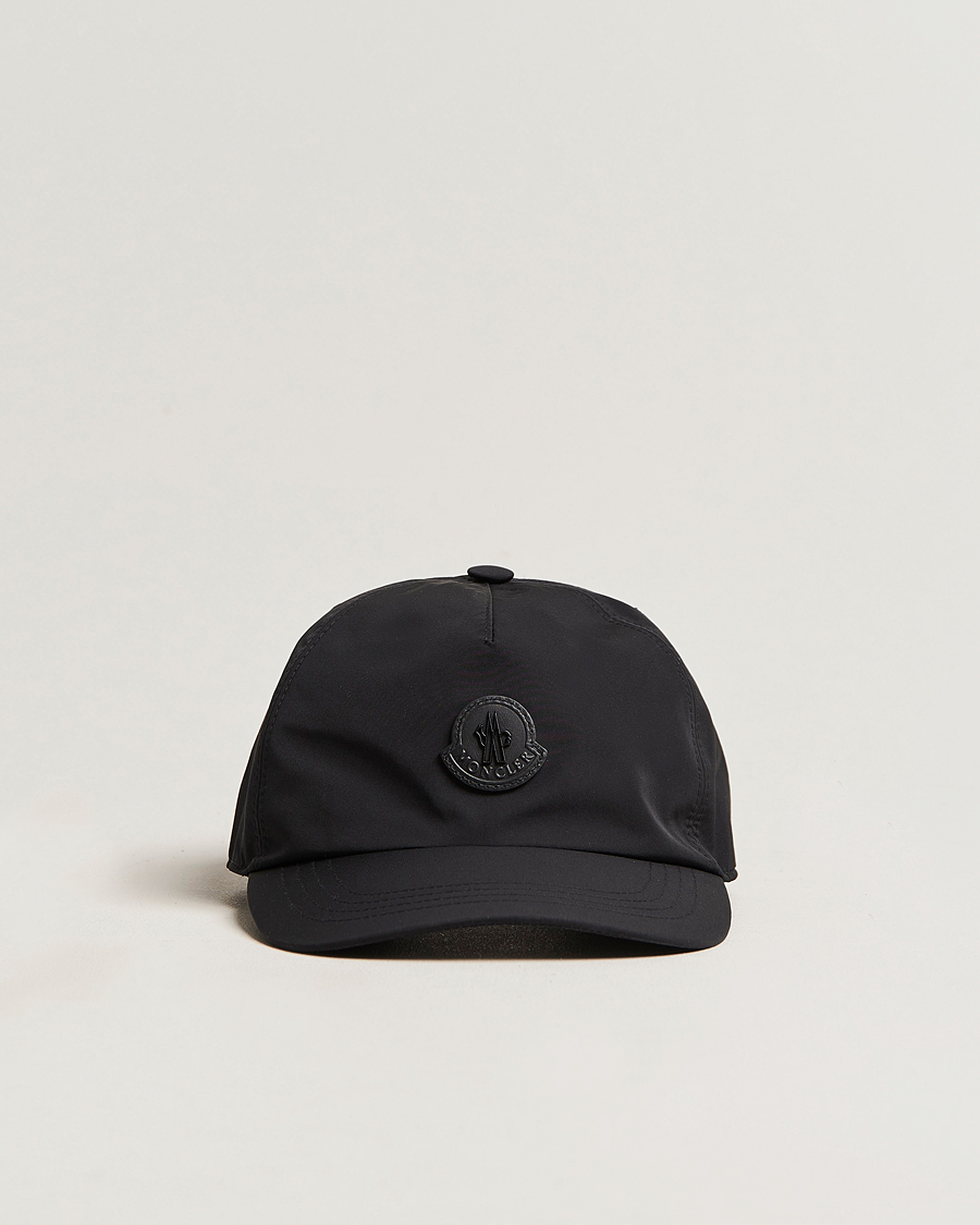 Herre | Moncler Tonal Logo Baseball Cap Black | Moncler | Tonal Logo Baseball Cap Black