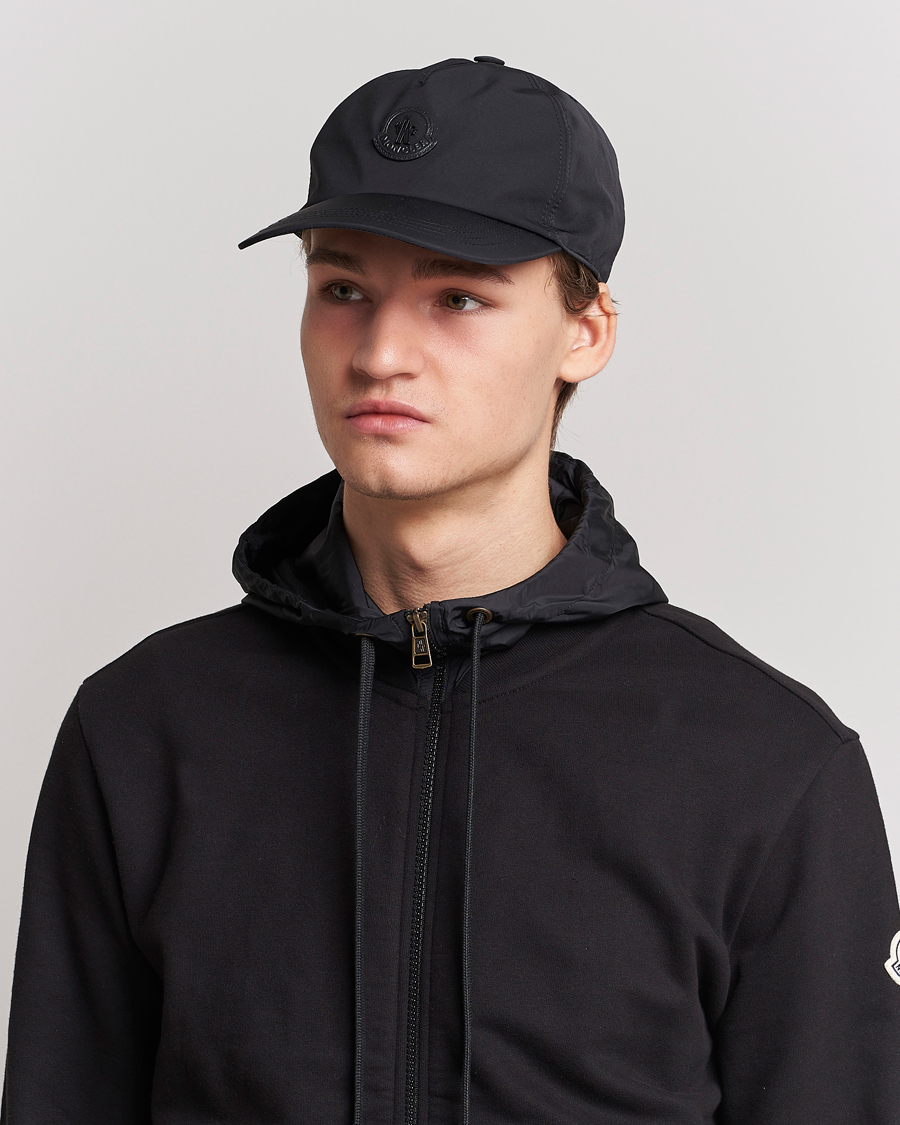 Herre | Hatter og capser | Moncler | Tonal Logo Baseball Cap Black