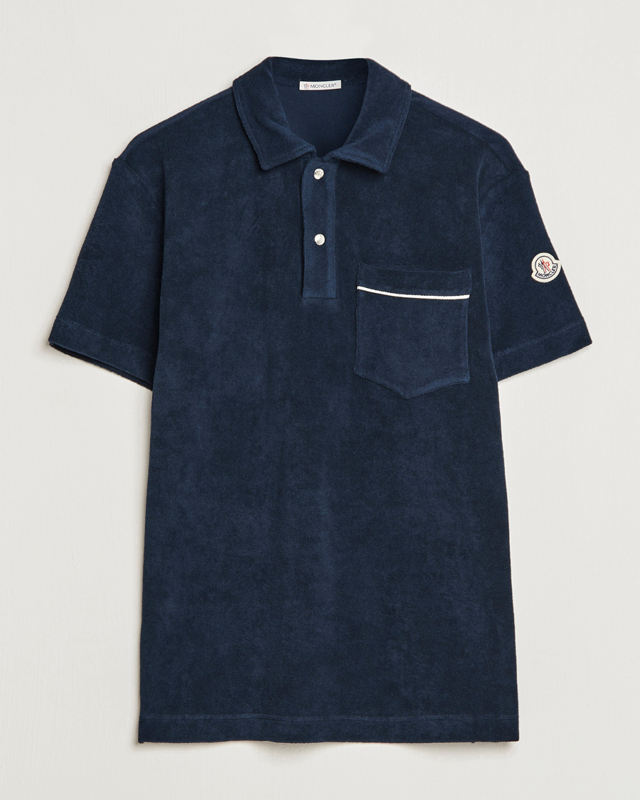 Herre | Pikéer | Moncler | Pocket Polo Navy