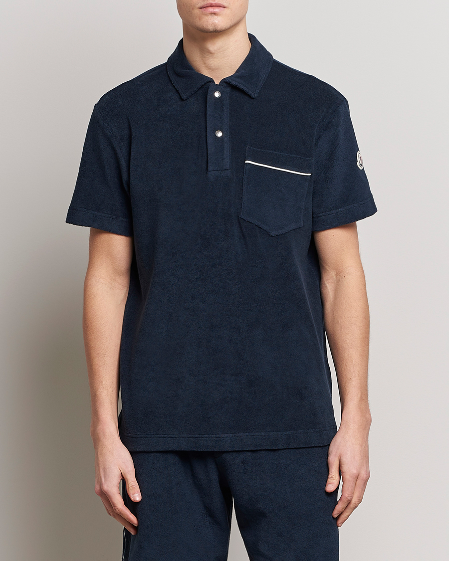 Herre | Pikéer | Moncler | Pocket Polo Navy