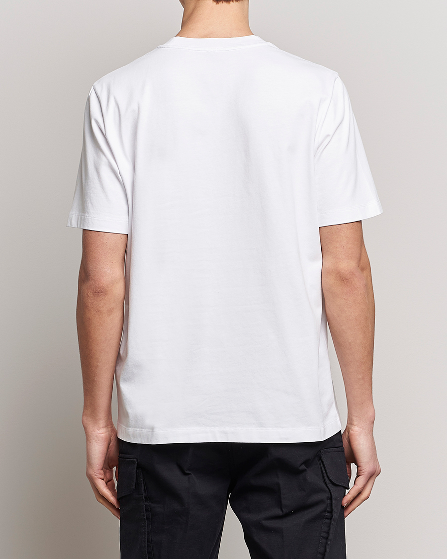 Herre | T-Shirts | Moncler | Camouflage Lettering T-Shirt White