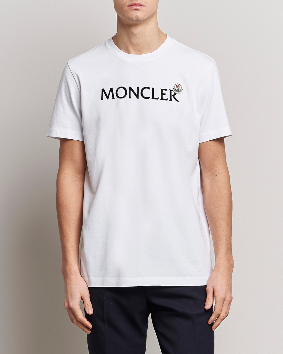 Herre |  | Moncler | Lettering T-Shirt White