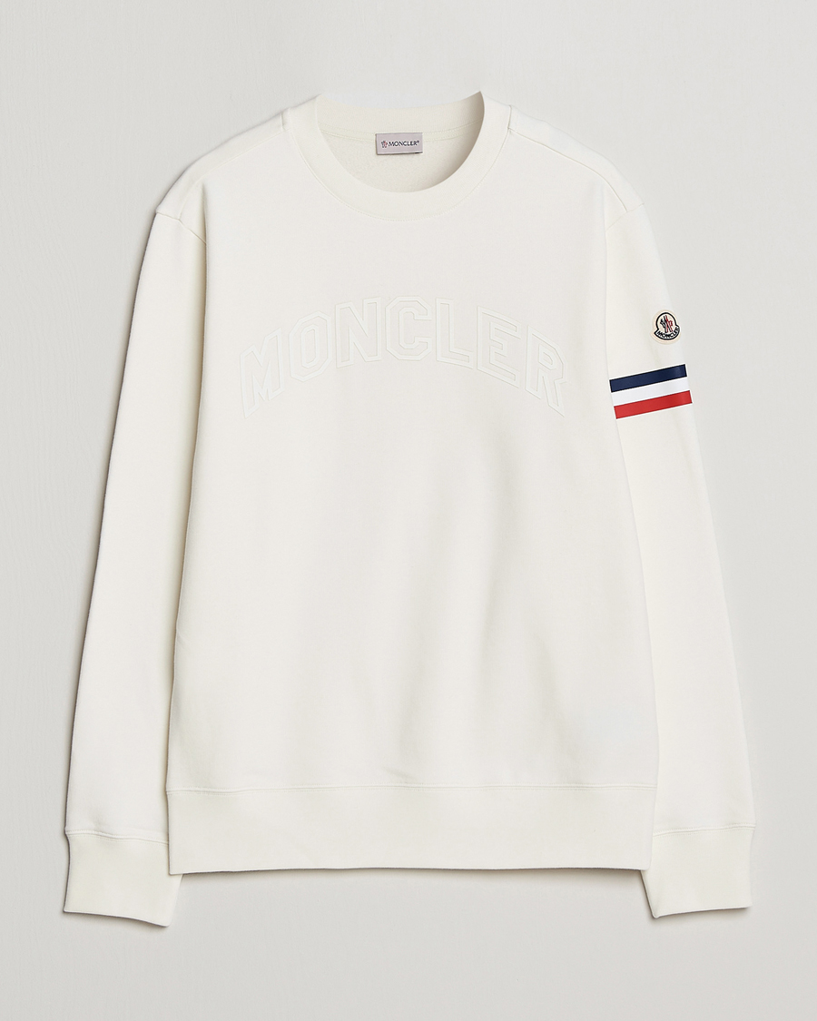 Herre | Gensere | Moncler | Armband Logo Sweatshirt White