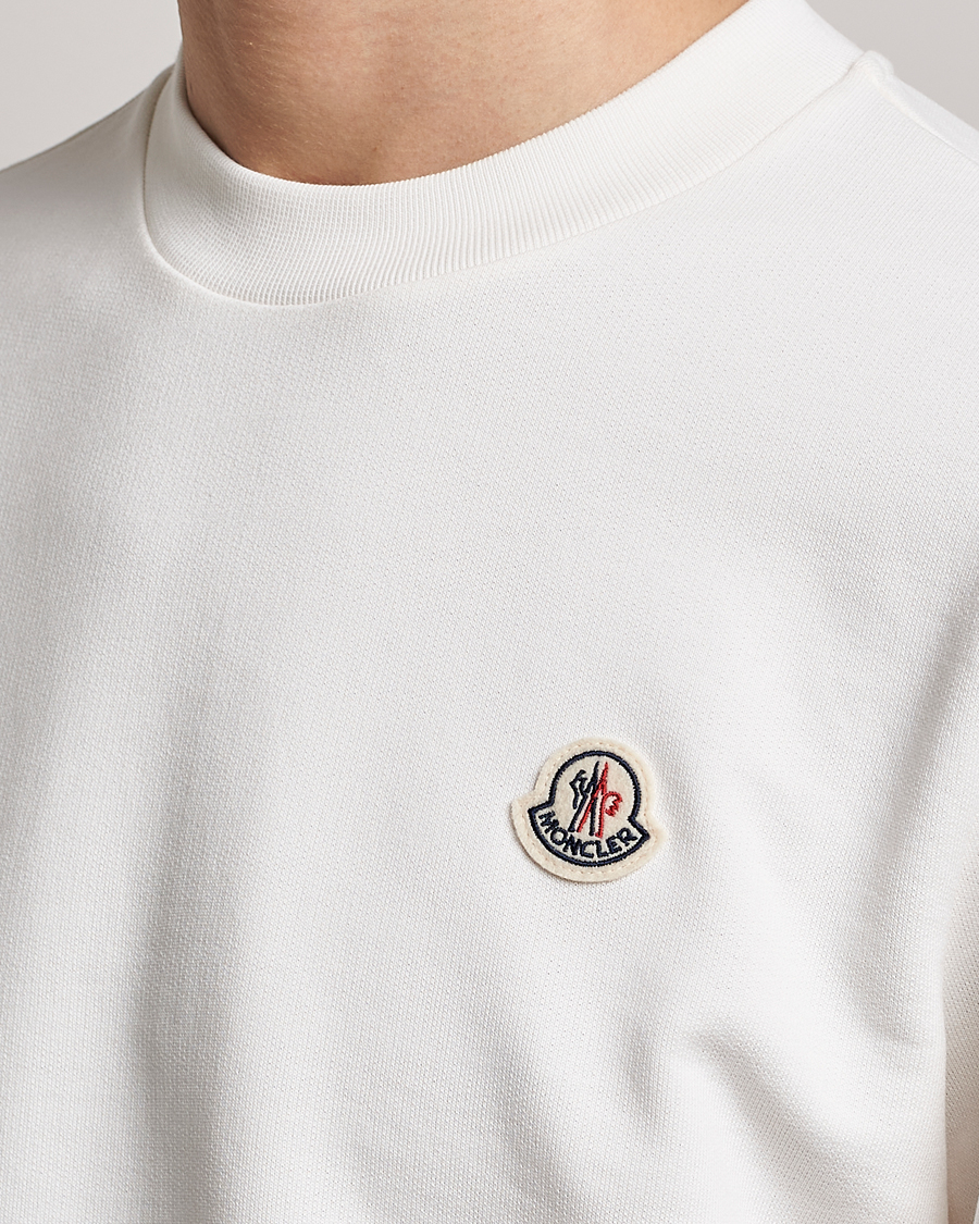 Herre | Gensere | Moncler | Logo Patch Sweatshirt White