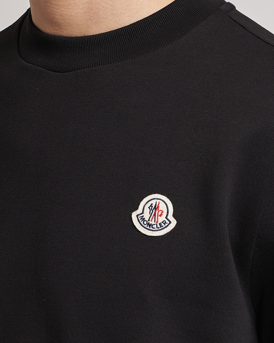 Herre | Gensere | Moncler | Logo Patch Sweatshirt Black