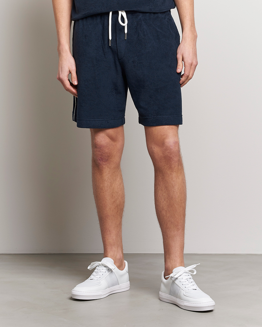 Herre | Joggebukseshorts | Moncler | Sweat Shorts Navy