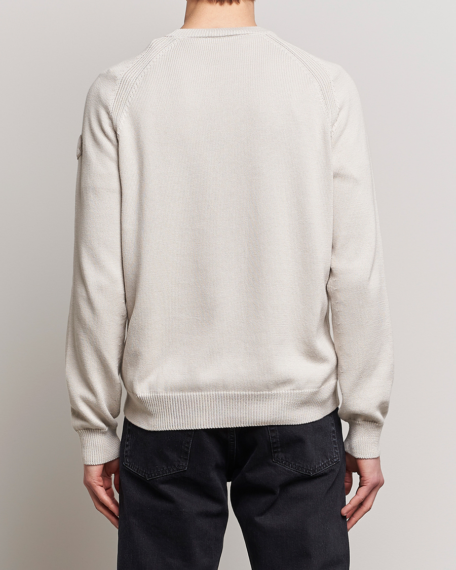 Herre | Gensere | Moncler | Embroidered Sweater Beige