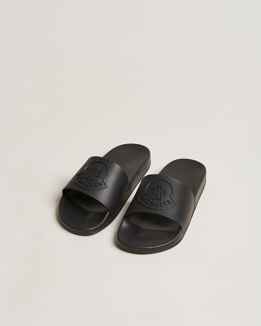 Herre | Sandaler og tøfler | Moncler | Basile Slides Black