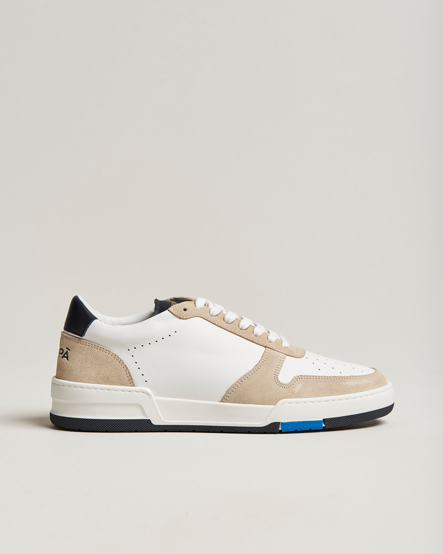 Herre | Zespà ZSP23 MAX Nappa/Suede Sneakers Frost/Navy | Zespà | ZSP23 MAX Nappa/Suede Sneakers Frost/Navy