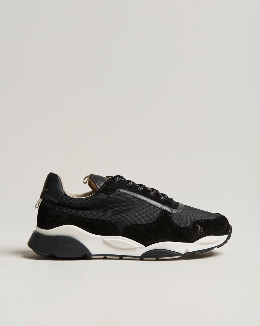 Herre | Zespà ZSP7 Textile Seaqual Running Sneaker Black | Zespà | ZSP7 Textile Seaqual Running Sneaker Black