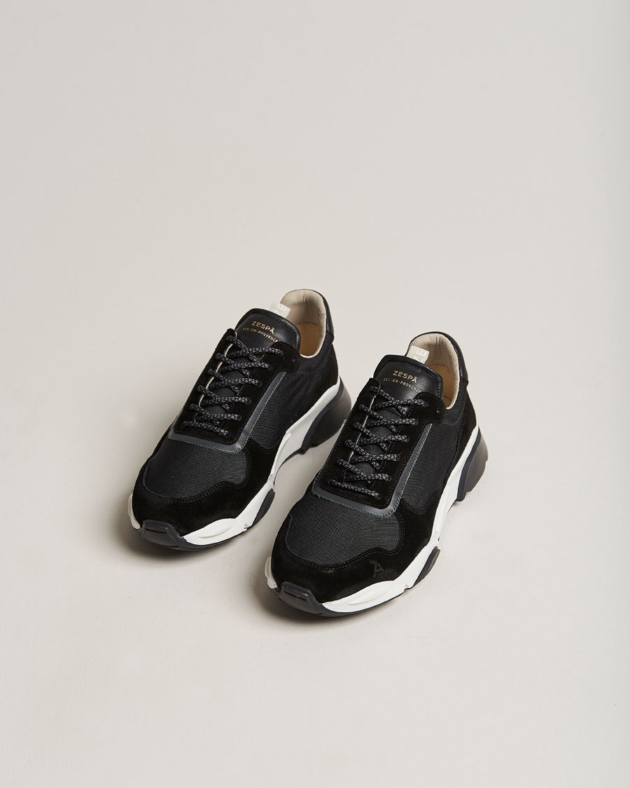 Herre | Nytt i butikken | Zespà | ZSP7 Textile Seaqual Running Sneaker Black