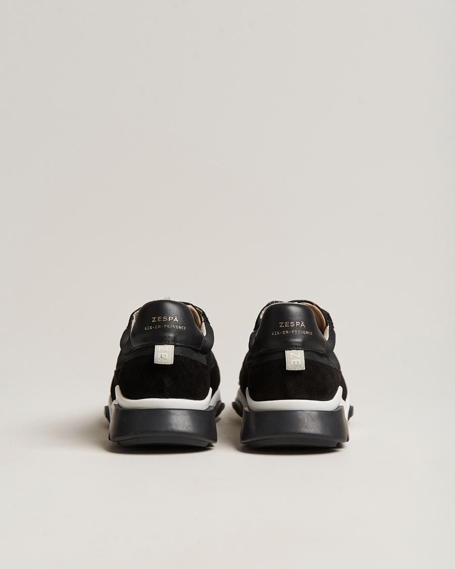 Herre | Zespà ZSP7 Textile Seaqual Running Sneaker Black | Zespà | ZSP7 Textile Seaqual Running Sneaker Black