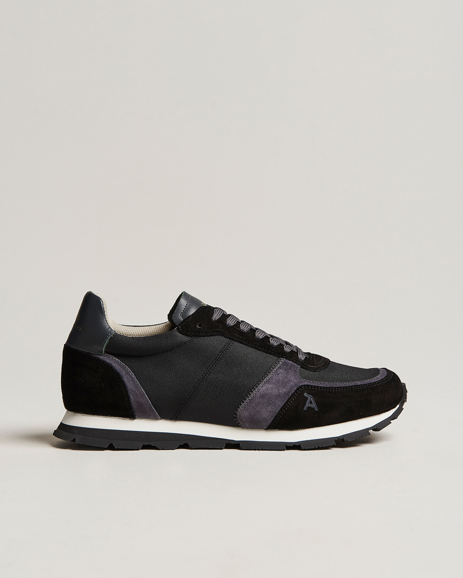 Herre | Sneakers | Zespà | ZSP6 Pique Seaqual Running Sneaker Black/Grey
