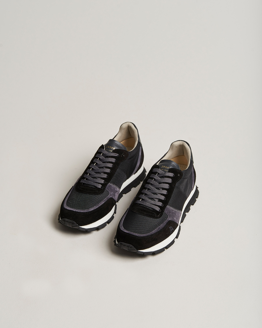 Herre |  | Zespà | ZSP6 Pique Seaqual Running Sneaker Black/Grey