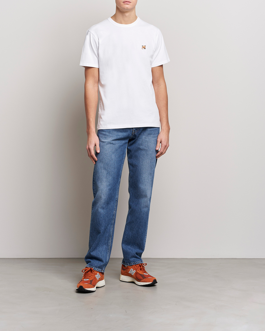Herre | T-Shirts | Maison Kitsuné | Fox Head T-Shirt White