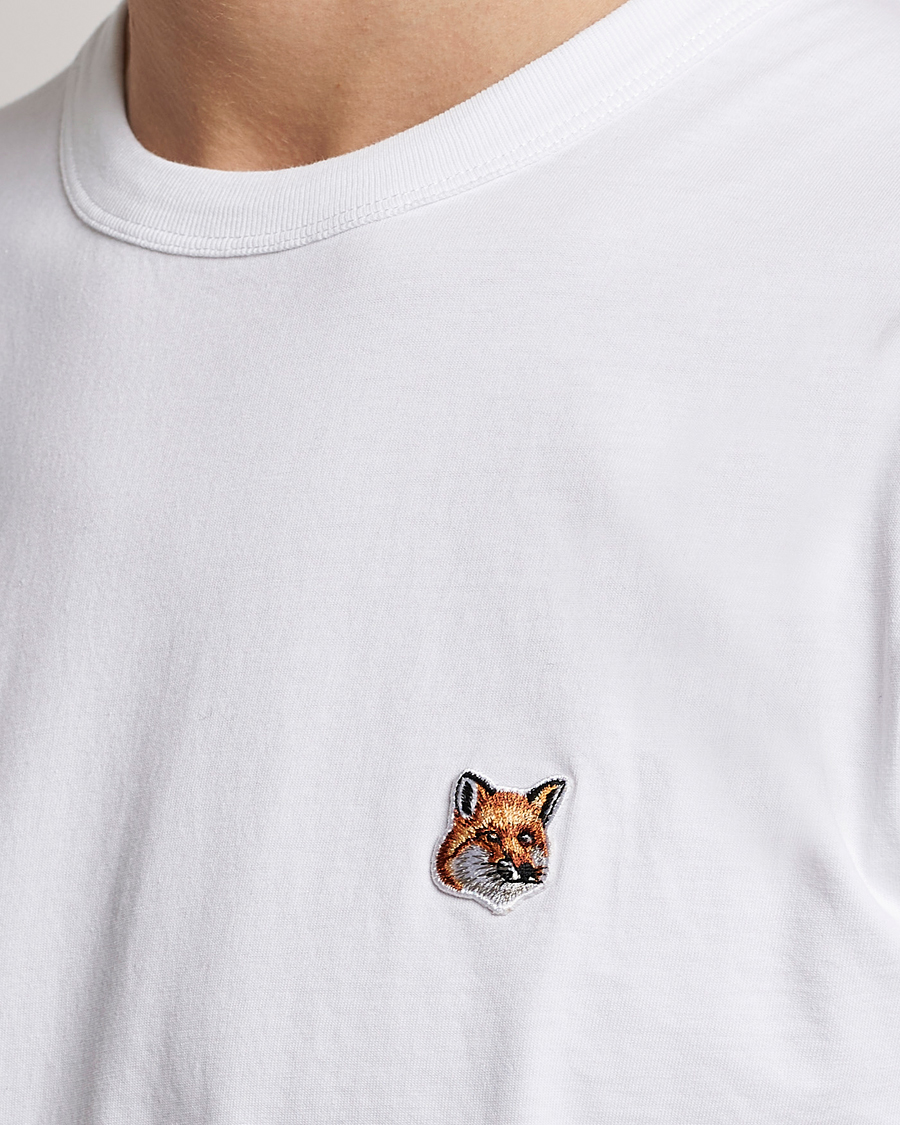 Herre | T-Shirts | Maison Kitsuné | Fox Head T-Shirt White