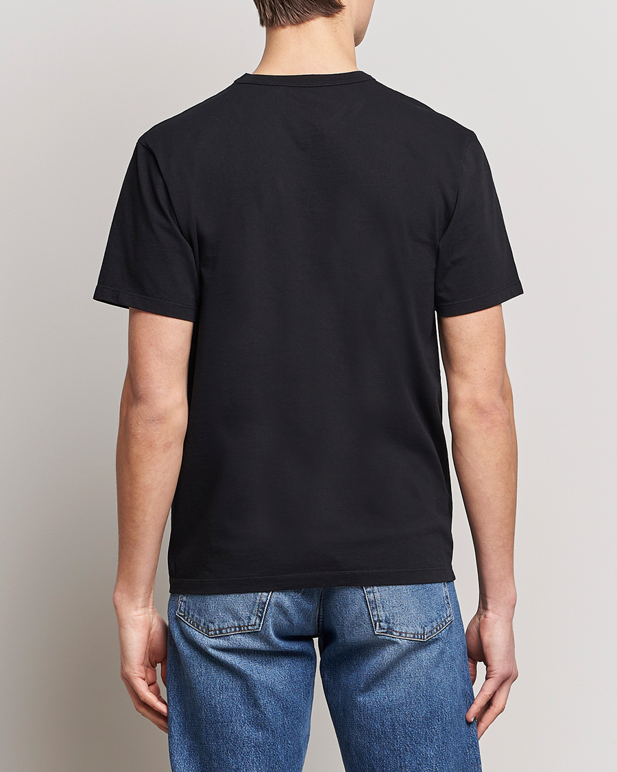Herre | T-Shirts | Maison Kitsuné | Dressed Fox Patch Tee Black