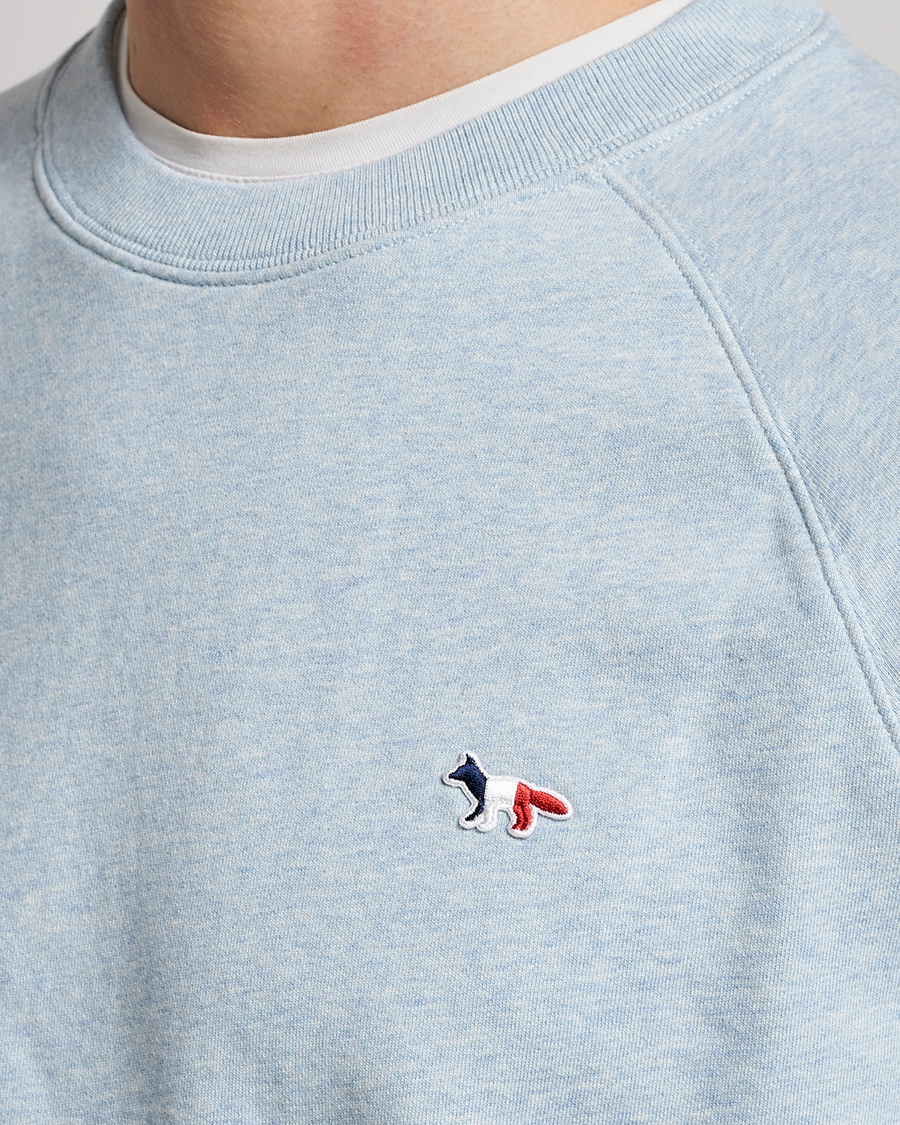 Herre | Gensere | Maison Kitsuné | Tricolor Fox Sweatshirt Blue Haze