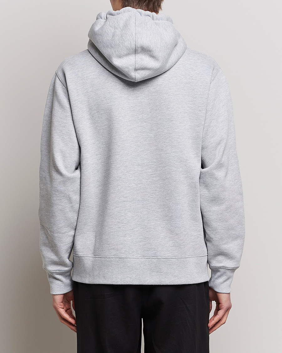 Herre | Gensere | Maison Kitsuné | Mini Handwriting Hoodie Light Grey Melange