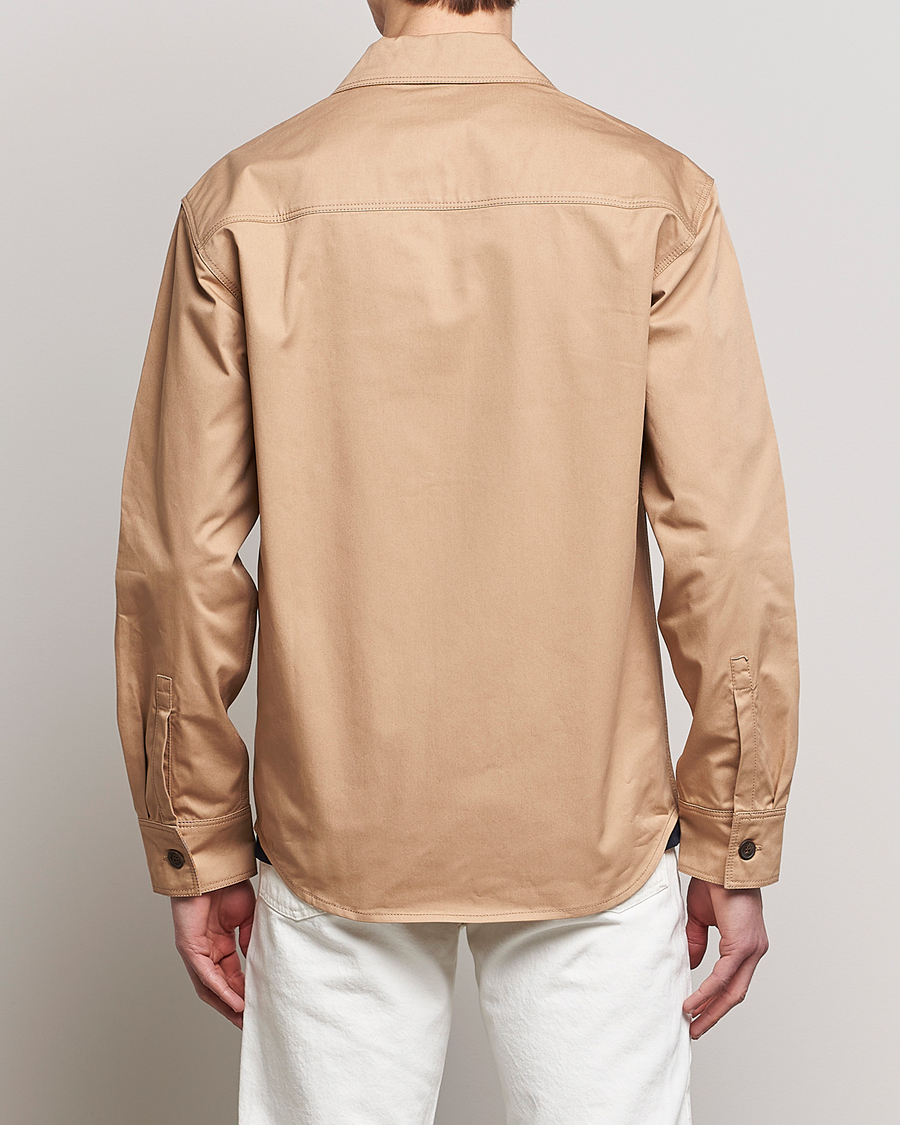 Herre | Jakker | Maison Kitsuné | Cotton Shirt Jacket Beige