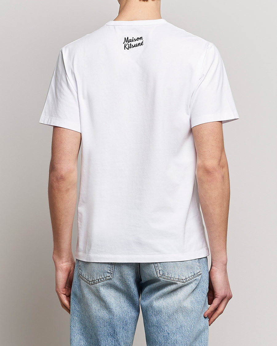 Herre | T-Shirts | Maison Kitsuné | Summer Fox Print Tee White